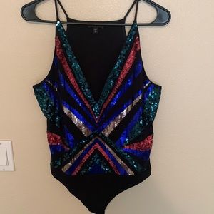 EXPRESS Body with Sequins size M